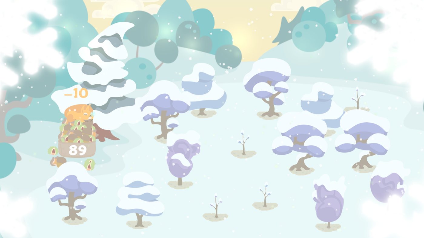 Winter: the stock is shrinking
