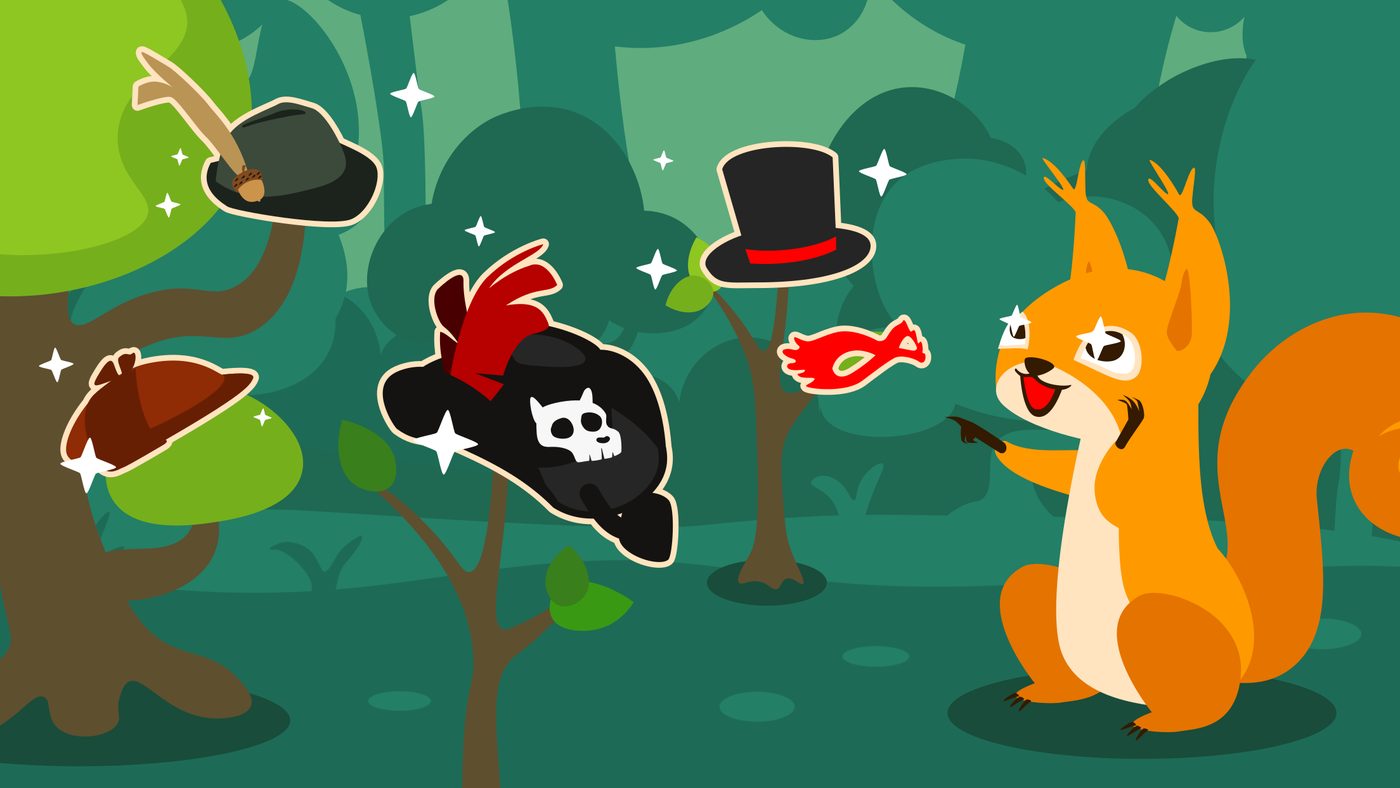 Hats for every squirrel