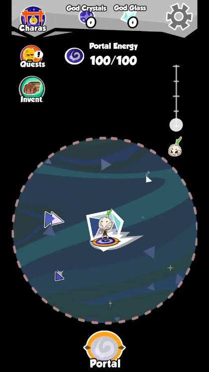 O-Nio! screenshot: Travel between the shards