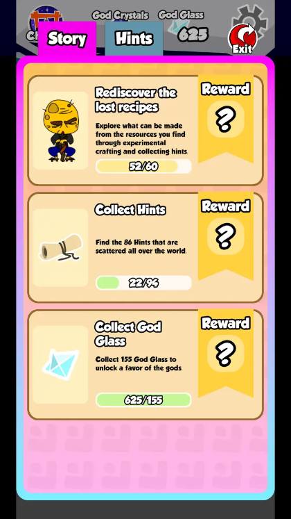O-Nio! screenshot: Quests and rewards