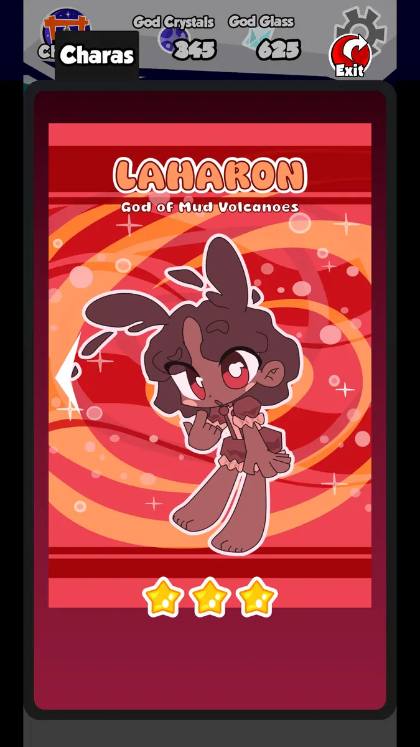 O-Nio! screenshot: Laharon, god of mud volcanoes