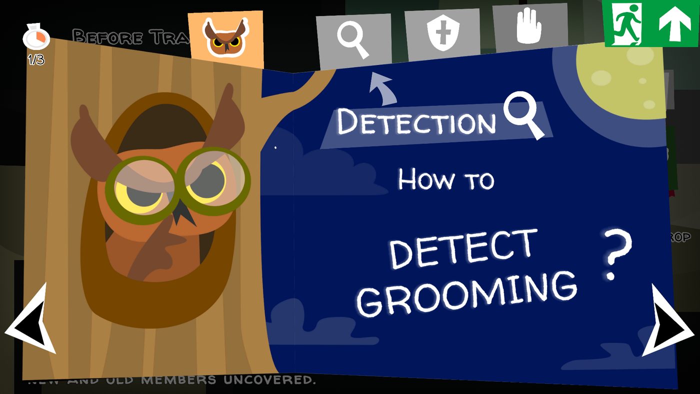 The owl: how to detect grooming